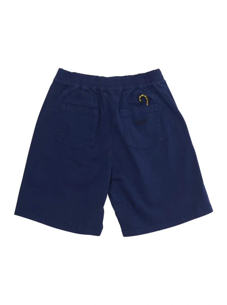 Pantaloni scurti Kenzo albastri din bumbac - Img 2