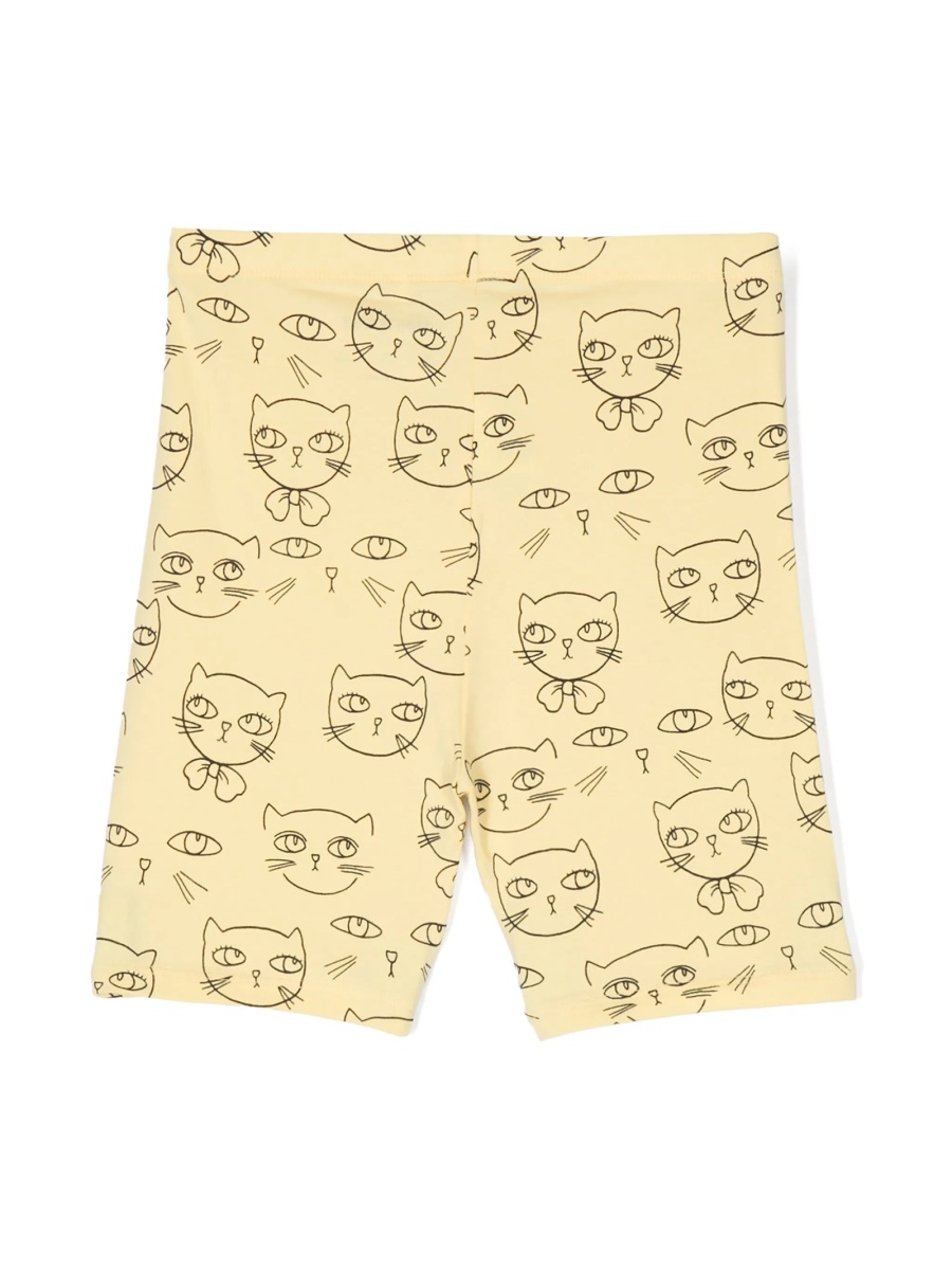 Pantaloni scurti MINI RODINI galbeni - Img 2