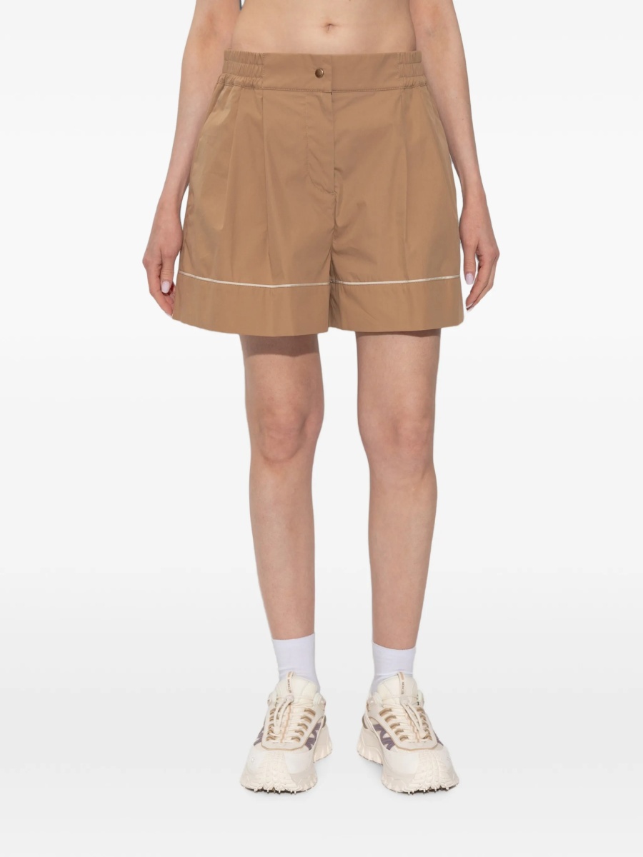 Pantaloni scurti Moncler maro - Img 3