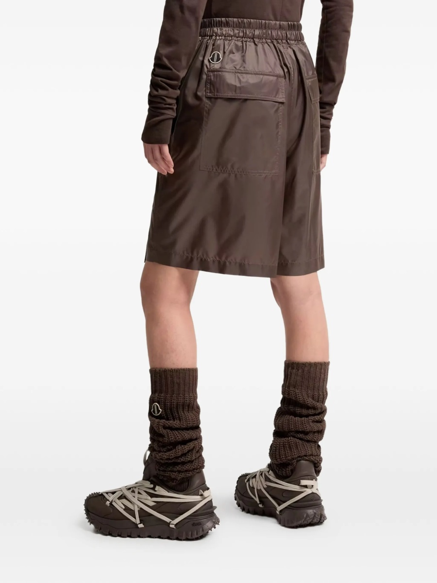 Pantaloni scurti MONCLER + RICK OWENS maro - Img 2