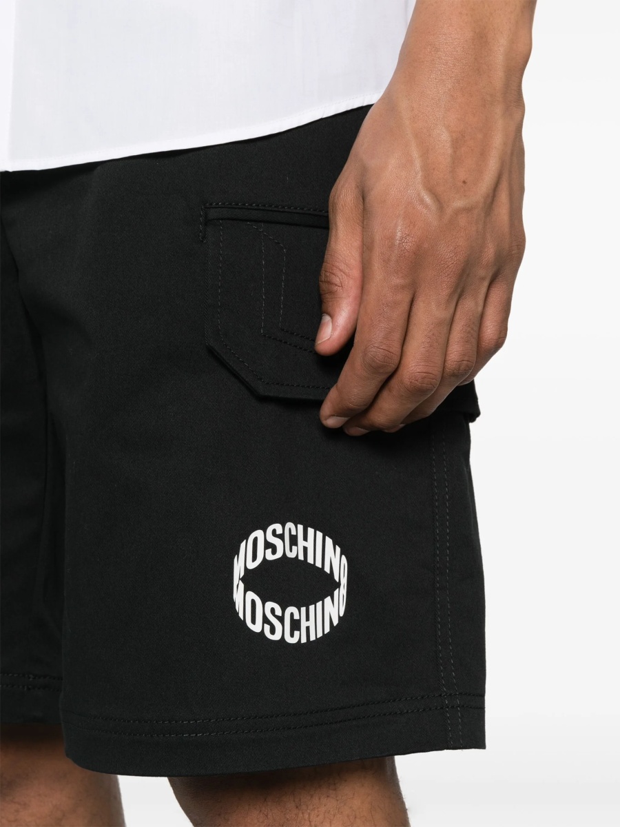 Pantaloni scurti Moschino negri - Img 5