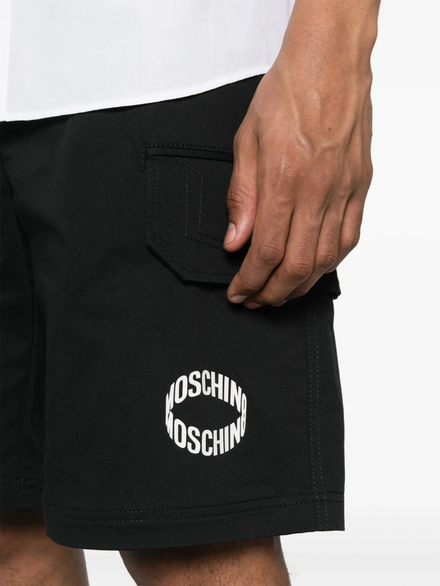 Pantaloni scurti Moschino negri - Img 5