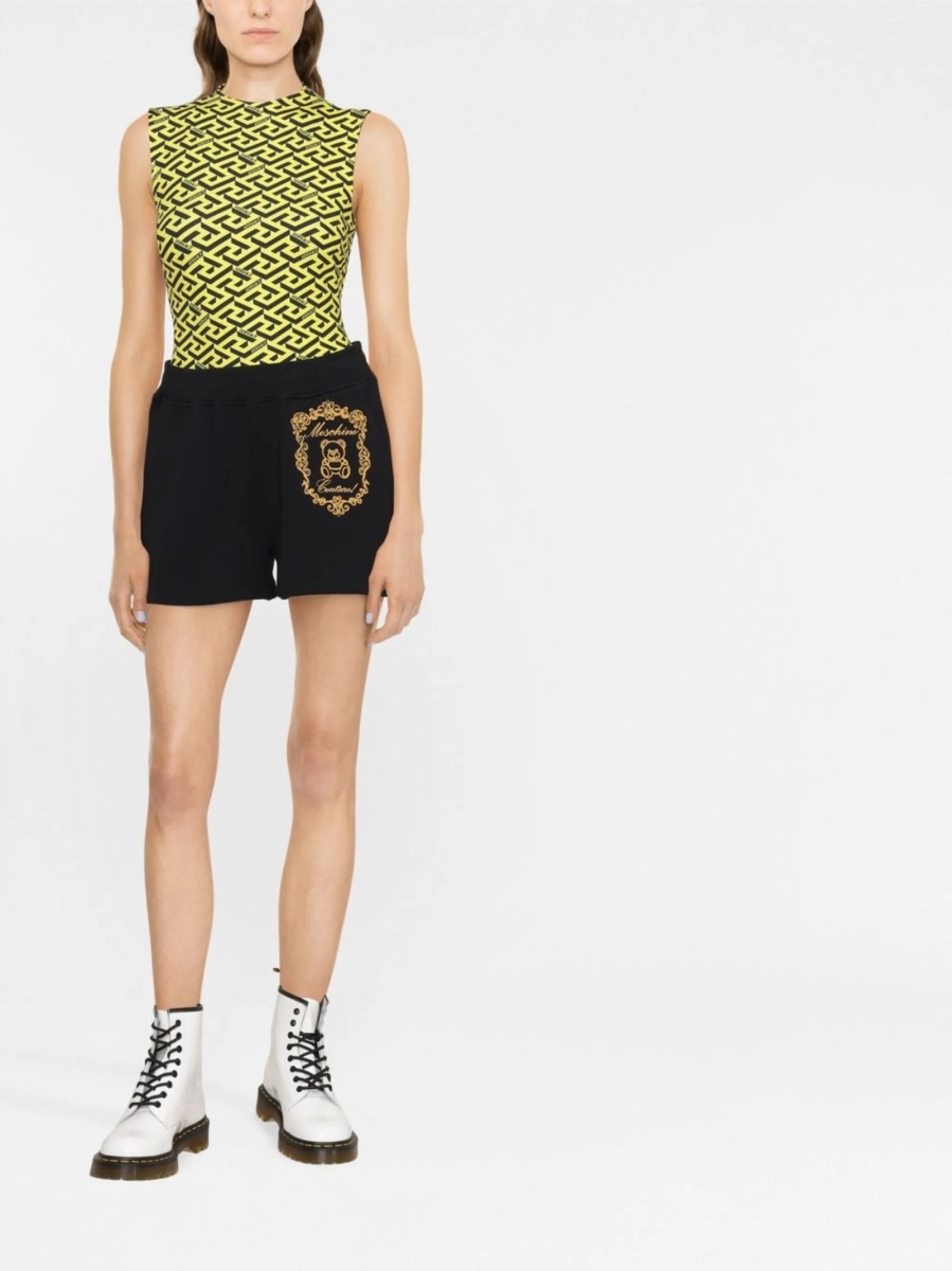 Pantaloni scurti Moschino negri - Img 2