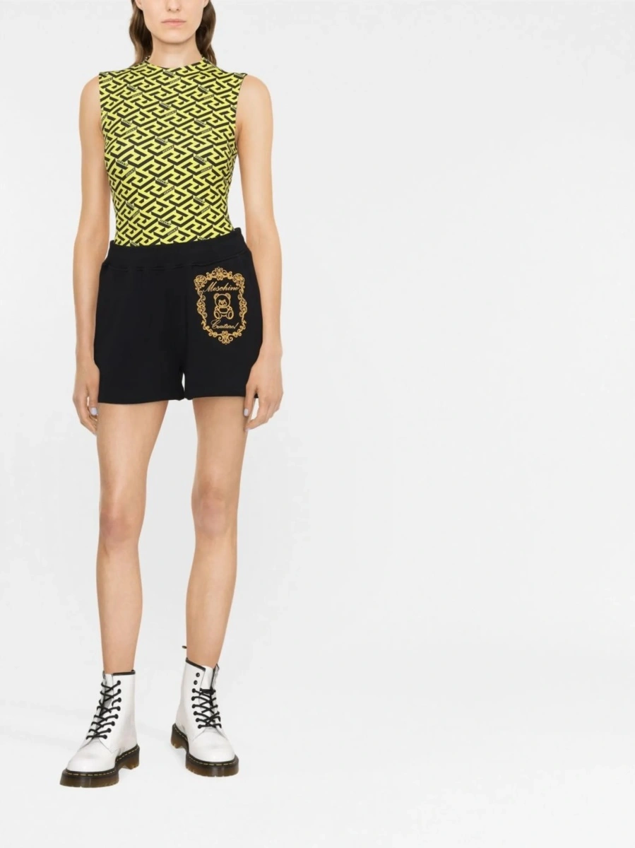 Pantaloni scurti Moschino negri - Img 2