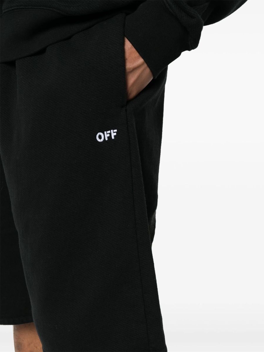 Pantaloni scurti Off-White negri - Img 5