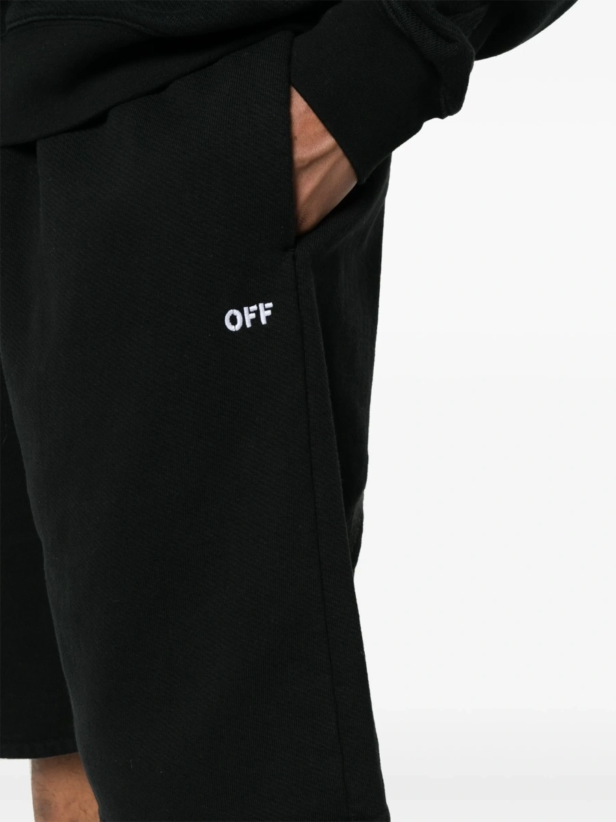 Pantaloni scurti Off-White negri - Img 5