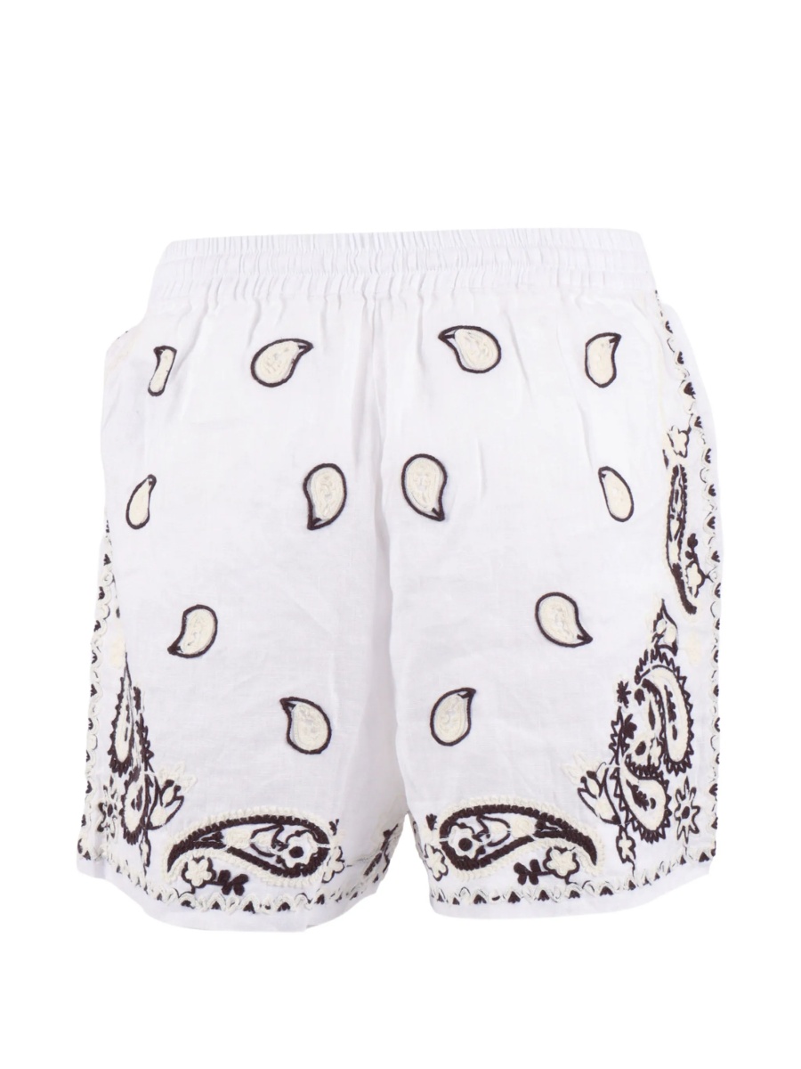 Pantaloni scurti P.A.R.O.S.H. albi - Img 2