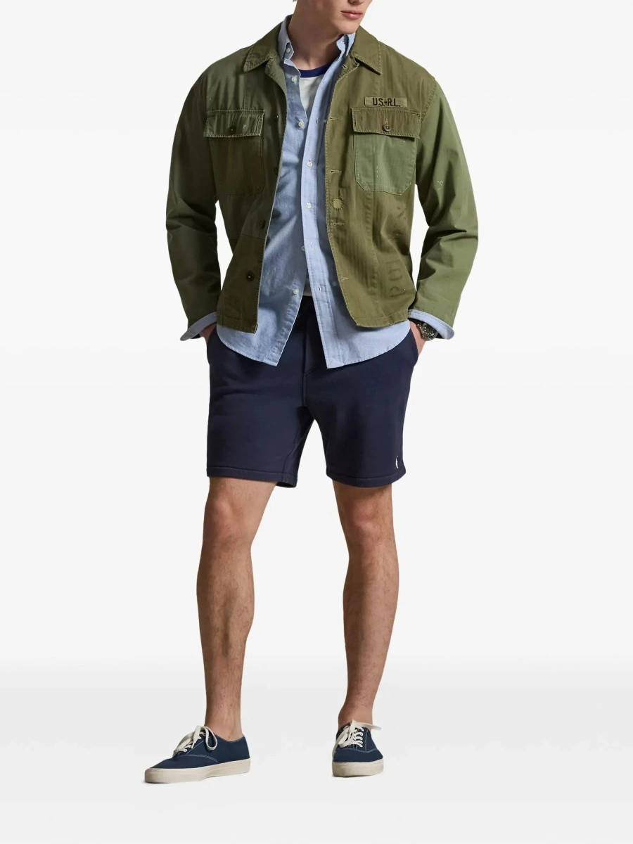 Pantaloni scurti Ralph Lauren albastri din bumbac - Img 4
