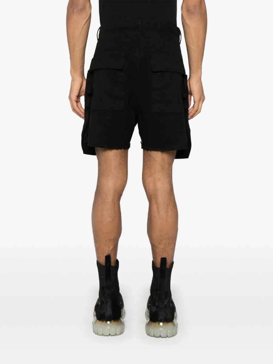 Pantaloni scurti Rick Owens negri - Img 4