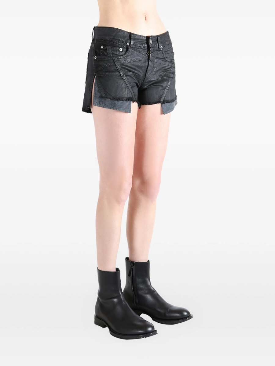 Pantaloni scurti Rick Owens negri - Img 3