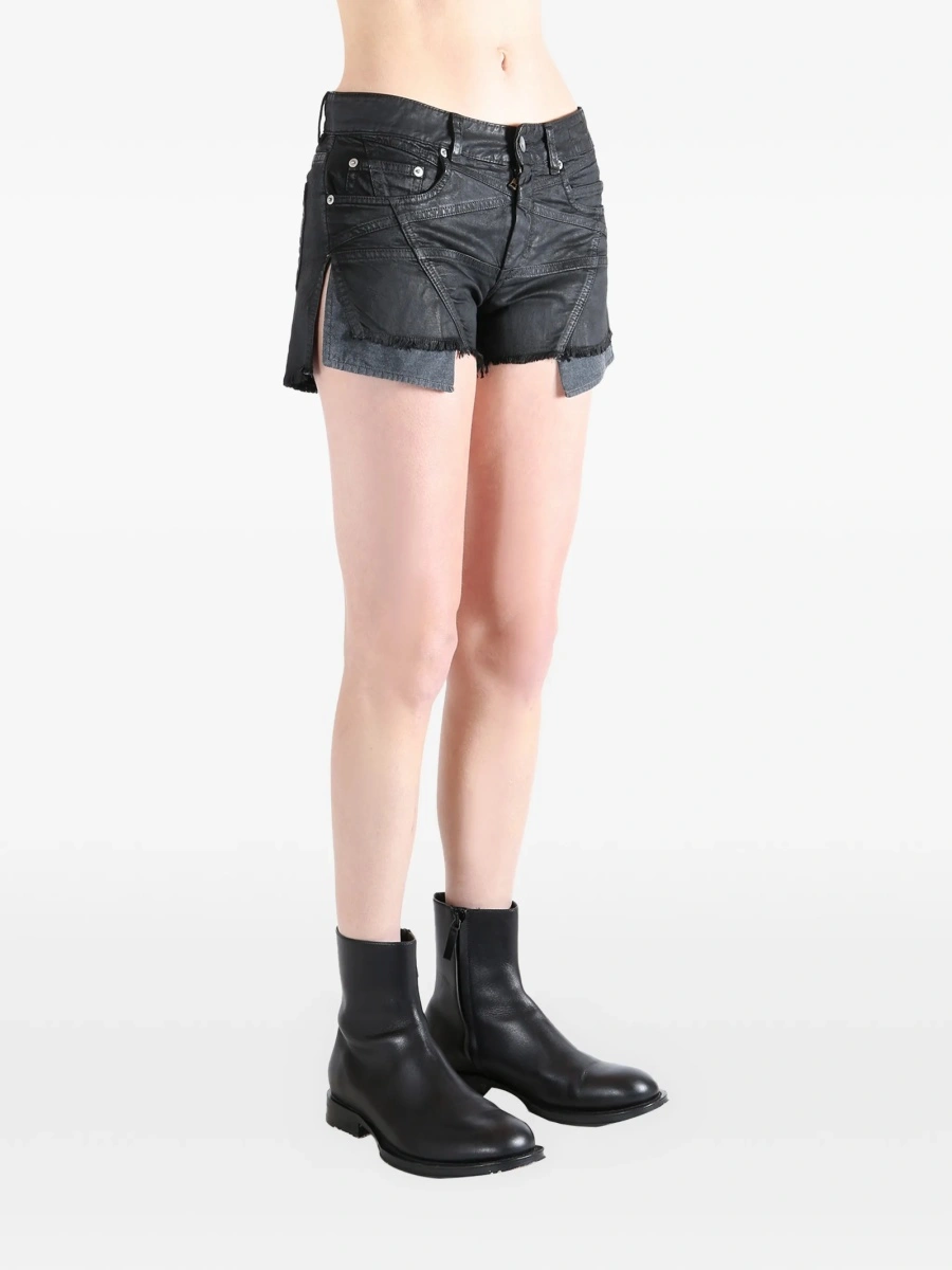Pantaloni scurti Rick Owens negri - Img 3
