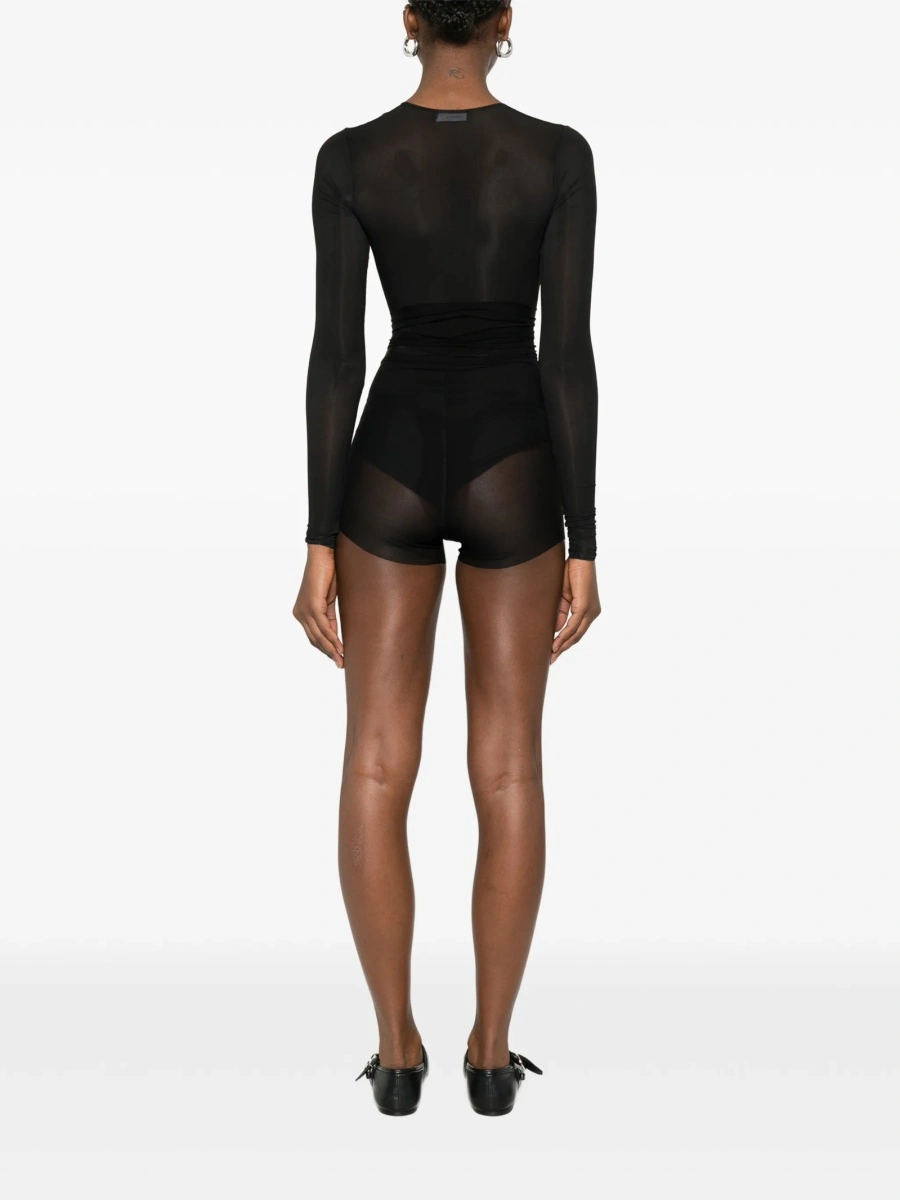 Pantaloni scurti Rick Owens negri - Img 4