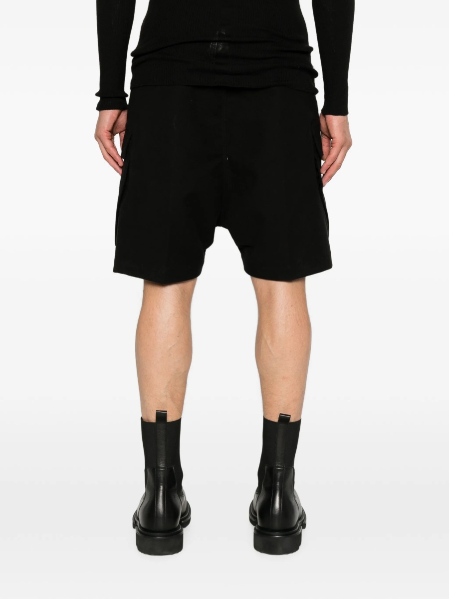 Pantaloni scurti Rick Owens negri - Img 4