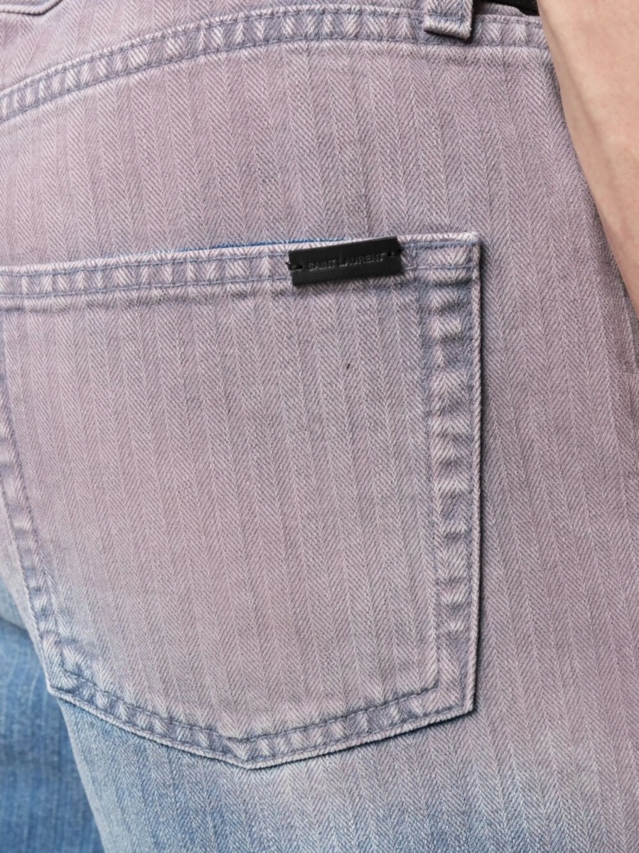 Pantaloni scurti Saint Laurent albastri - Img 5
