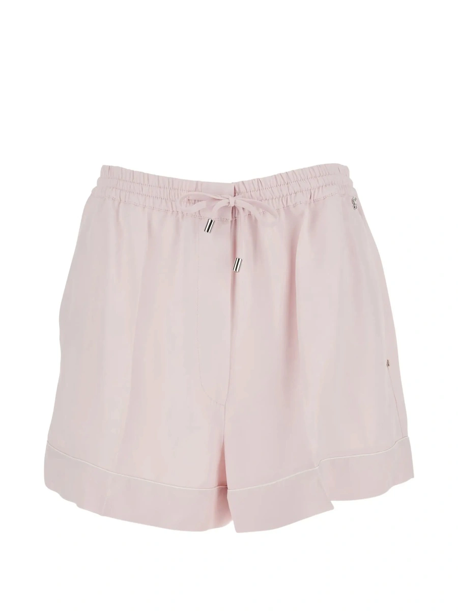 Pantaloni scurti SPORTMAX roz din vascoza - Img 6