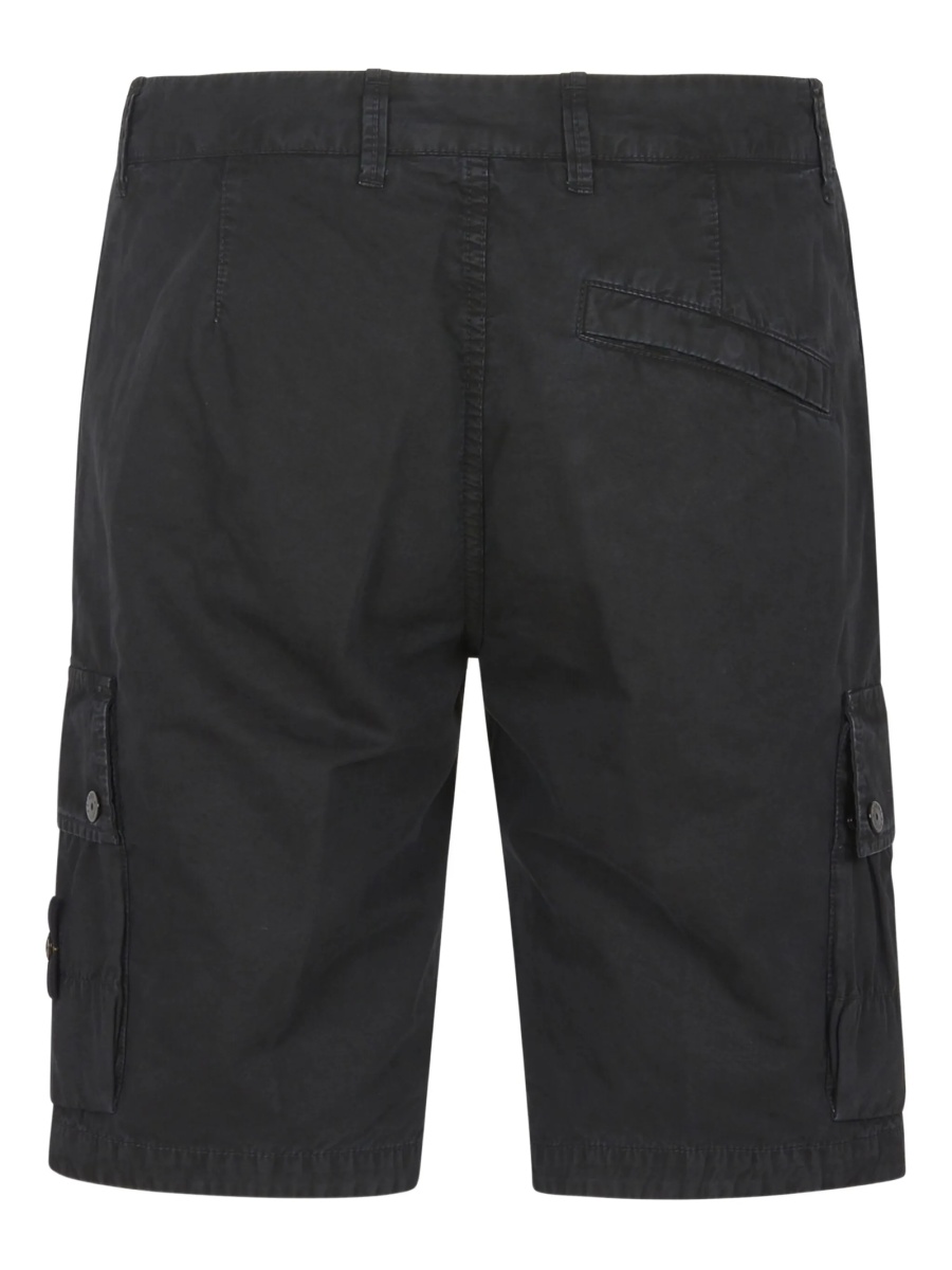 Pantaloni scurti Stone Island negri - Img 2