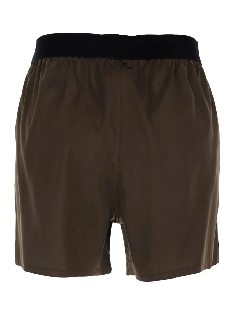Pantaloni scurti Tom Ford maro din matase - Img 2