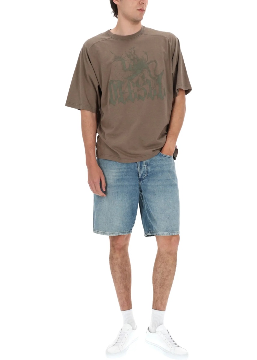 Pantaloni Shorts In Denim - Img 2