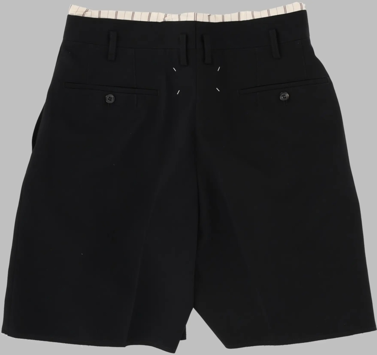 Pantaloni Shorts In Lana - Img 2