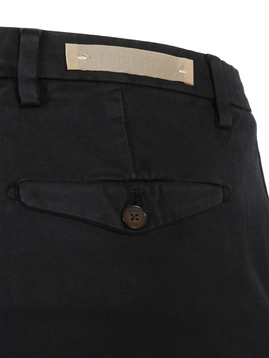 Pantaloni slim fit Briglia negri - Img 3