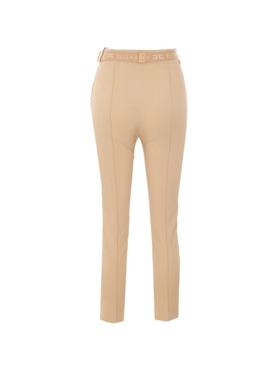 Pantaloni slim fit Elisabetta Franchi neutri - Img 2