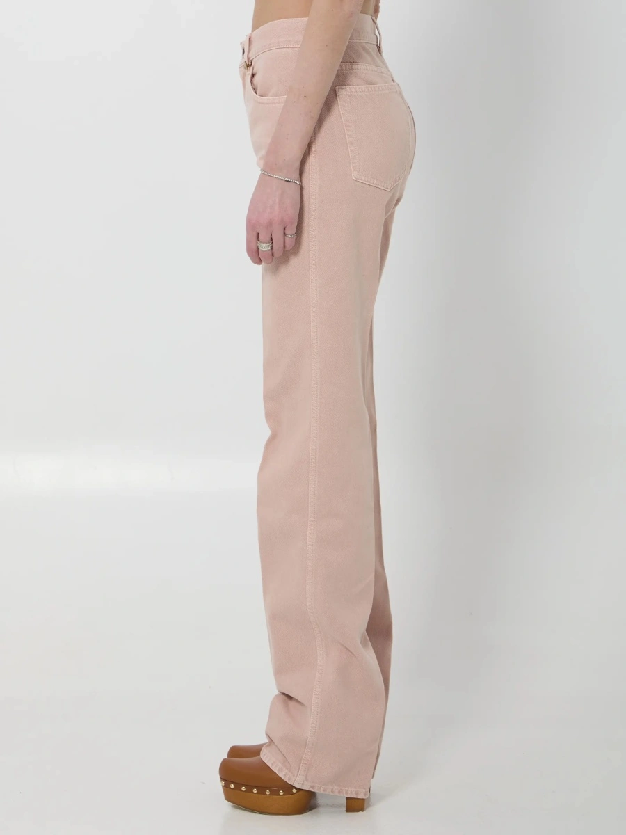 Pantaloni Straight Leg Jeans In Denim - Img 3