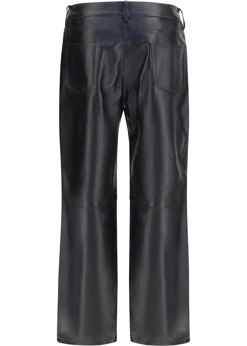 Pantaloni Straight-leg leather Pants - Img 2