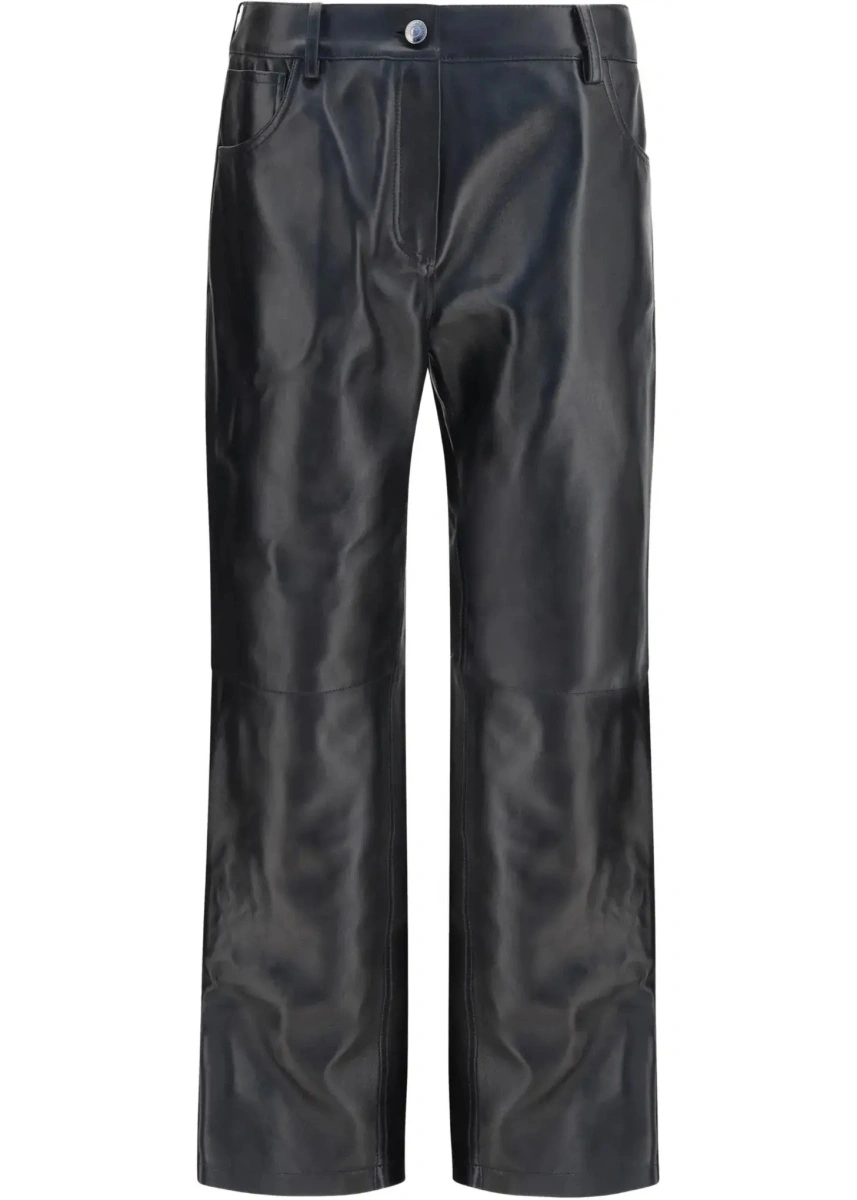 Pantaloni Straight-leg leather Pants - Img 6