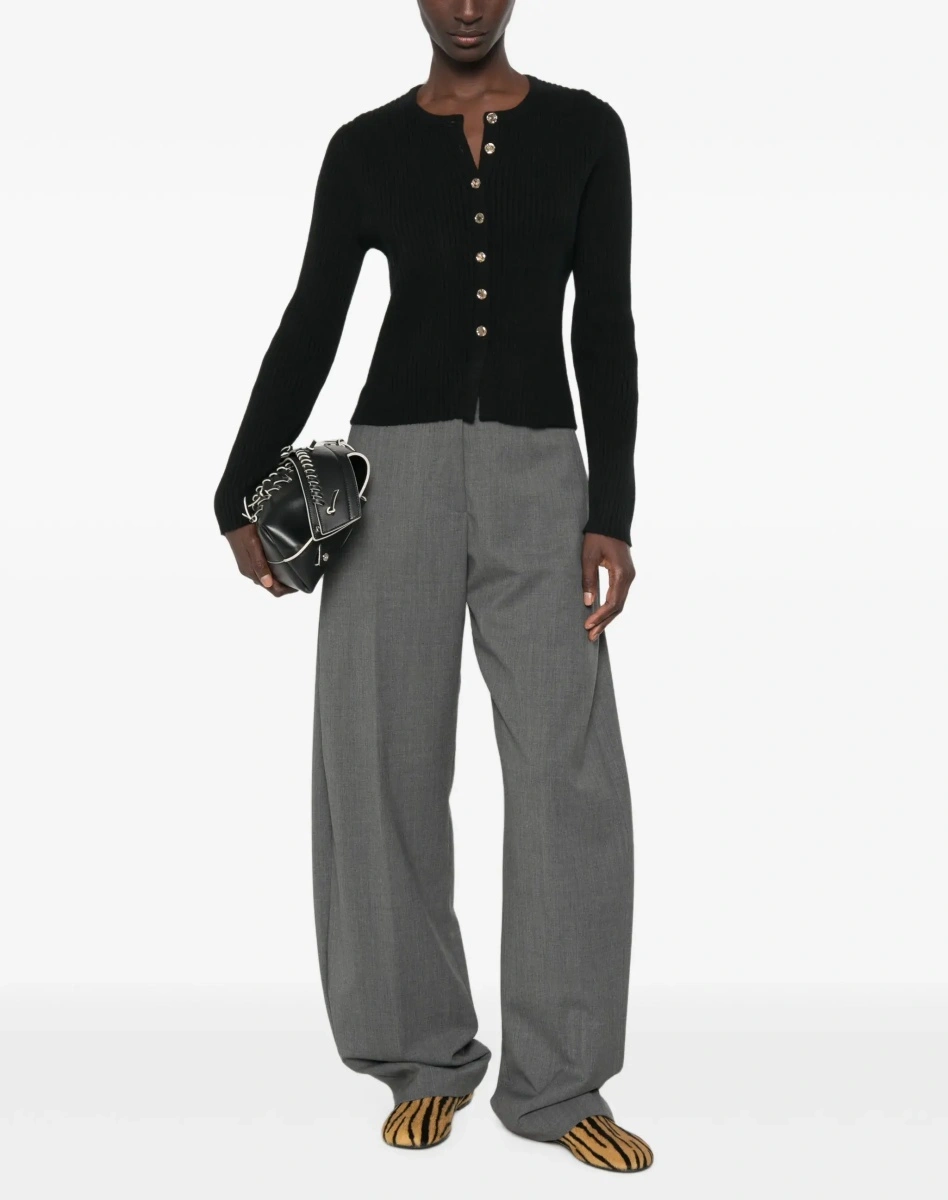 Pantaloni Straight-leg wool-blend Pants - Img 4