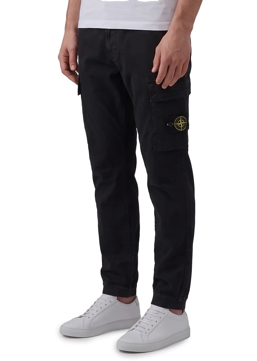 Pantaloni Stretch Aged-Effect Pants - Img 2