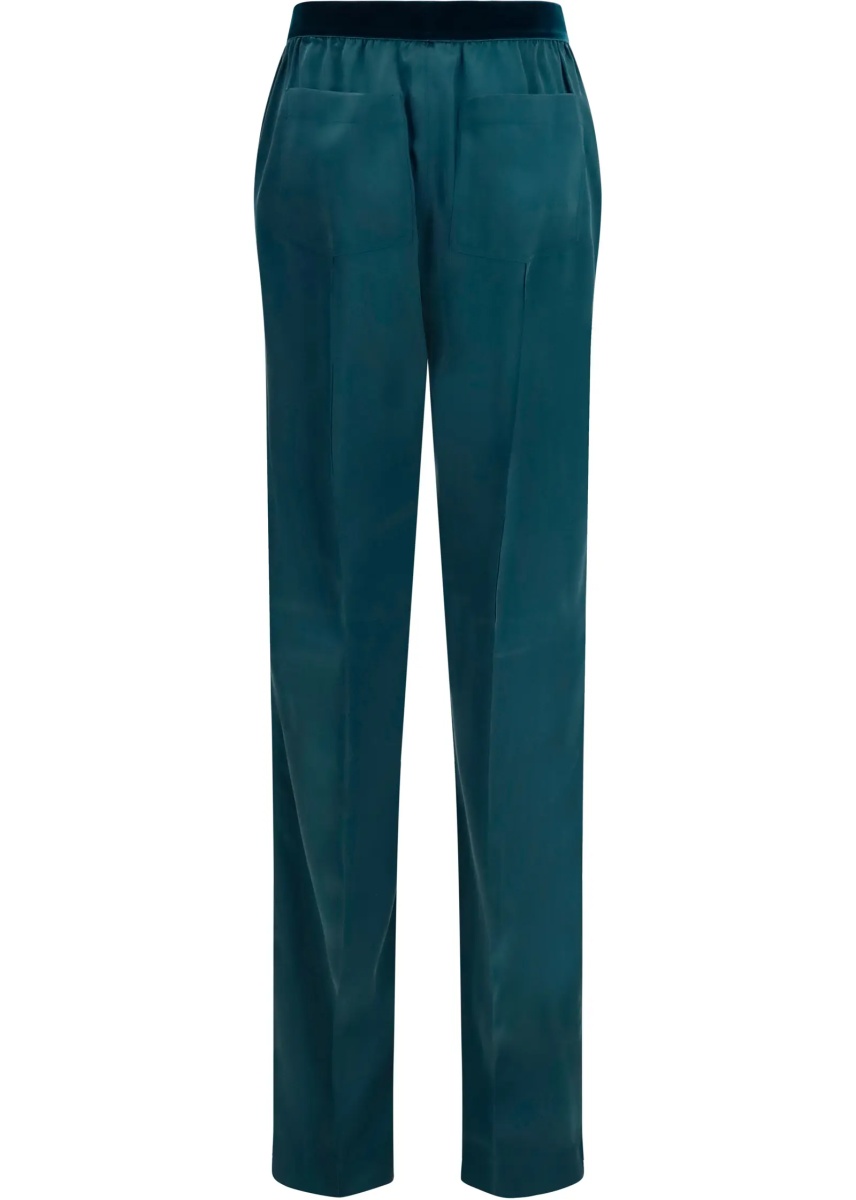 Pantaloni Stretch silk satin Pants - Img 2
