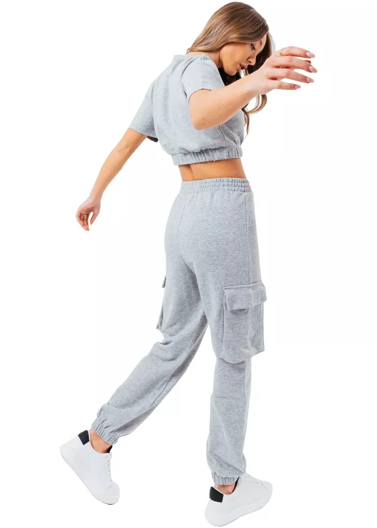 Pantaloni Sweat Crop T-Shirt-Cargo Joggers - Img 2