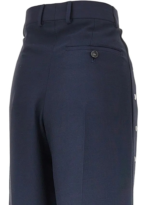 Pantaloni Tailored pants with press-studs - Img 4
