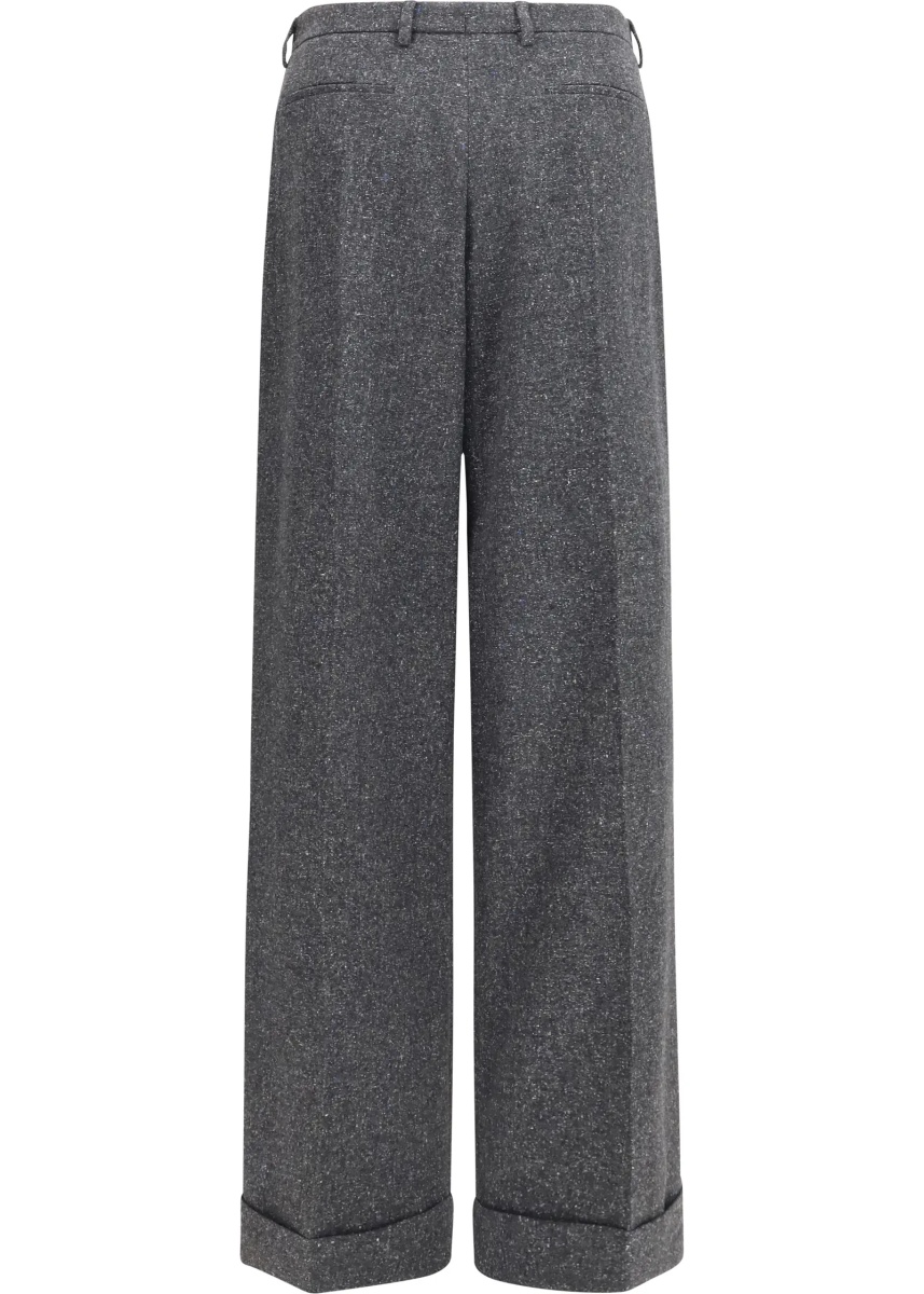 Pantaloni Tailored wool and silk-blend Pants - Img 2