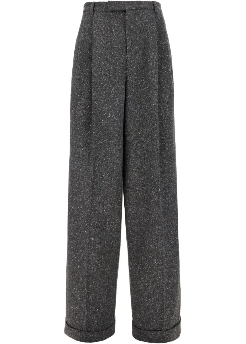 Pantaloni Tailored wool and silk-blend Pants - Img 6