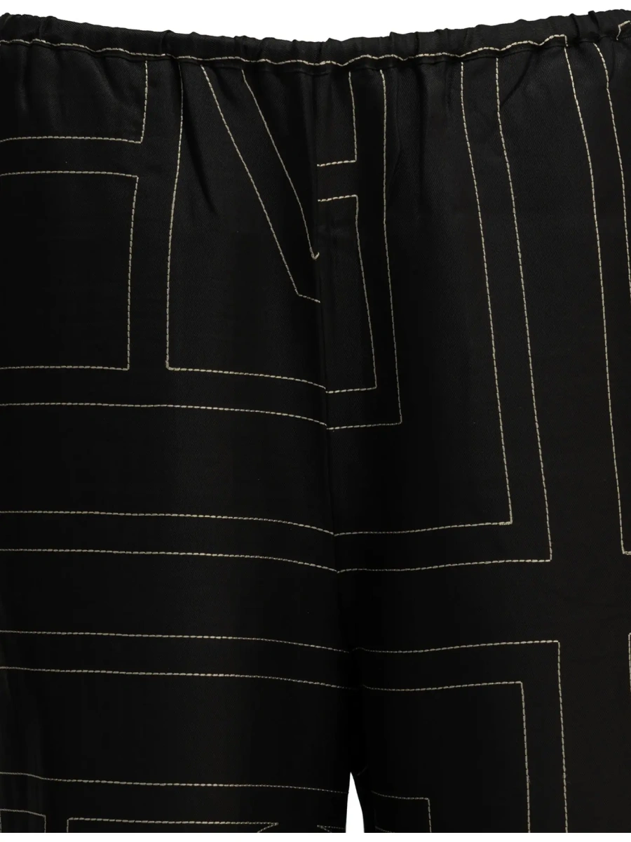 Pantaloni TOTÊME "Monogram" Casual Pants - Img 3