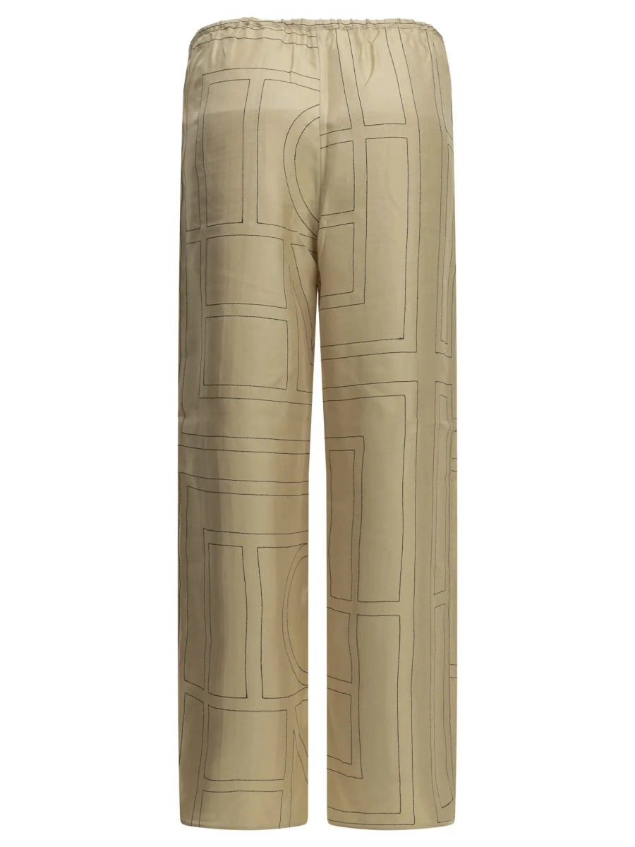 Pantaloni TOTÊME "Monogram" Casual Pants - Img 2