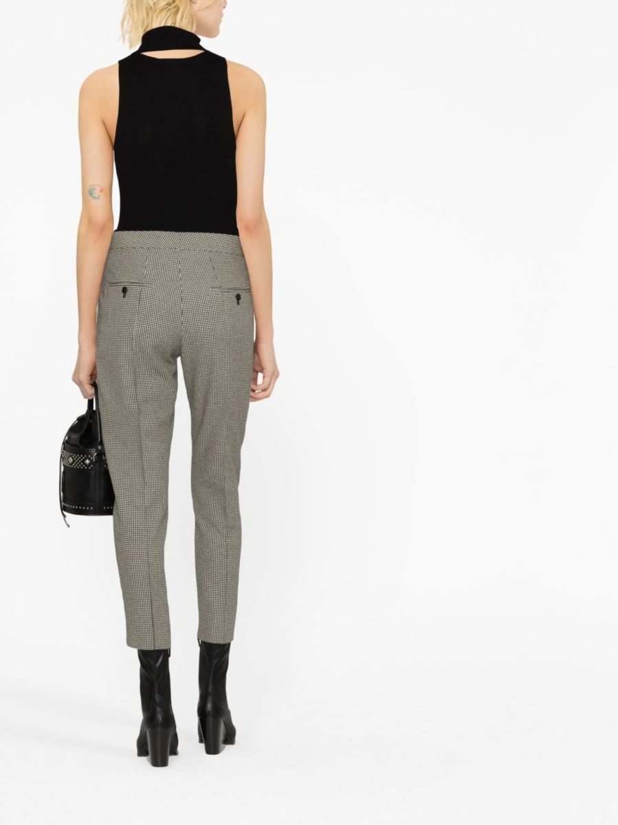 Pantaloni trei sferturi Isabel Marant negri - Img 3