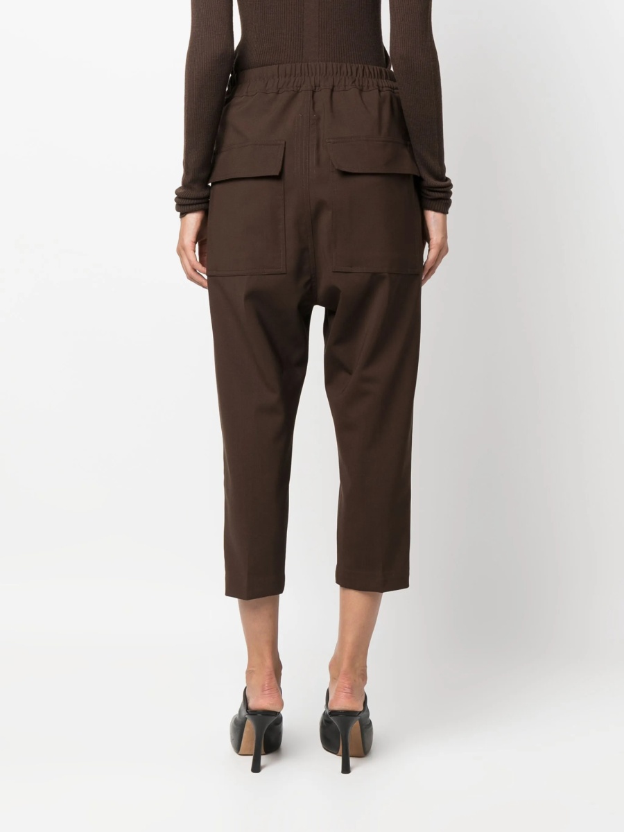 Pantaloni trei sferturi Rick Owens maro - Img 4