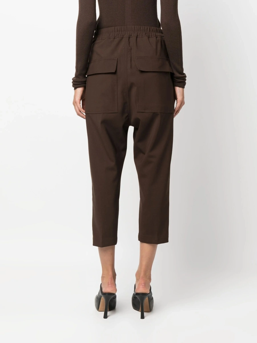 Pantaloni trei sferturi Rick Owens maro - Img 4