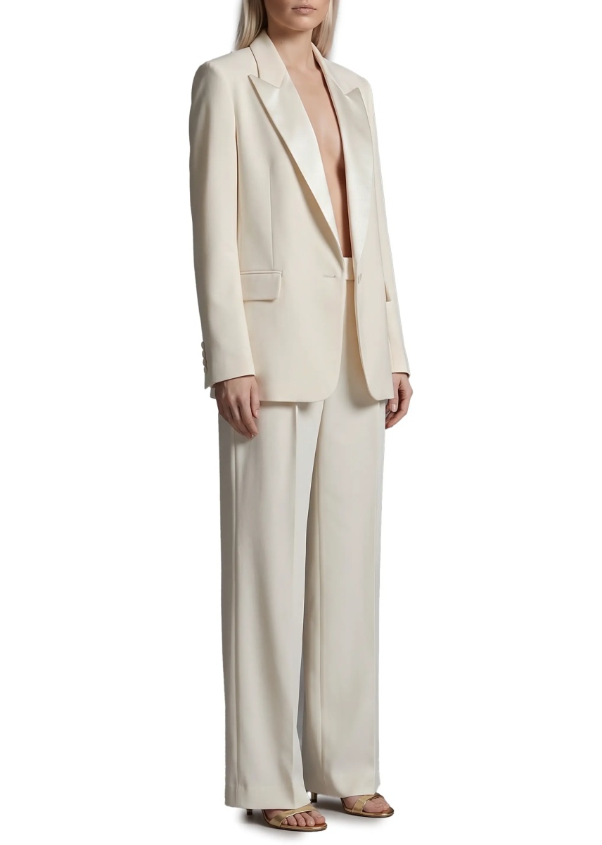 Pantaloni Wide-Leg Cady Trousers - Img 2
