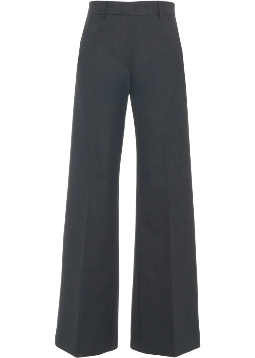 Pantaloni Wide-leg trousers in wool blend - Img 2