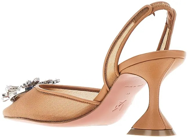 Pantofi 'Begum Sling' mesh slingback pumps - Img 3