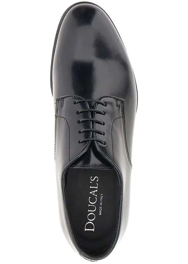 Pantofi Brushed leather laced shoes - Img 4