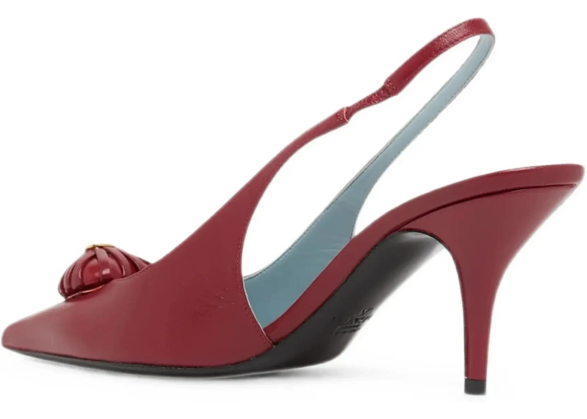 Pantofi Coeur Royal Slingback leather Pumps - Img 5