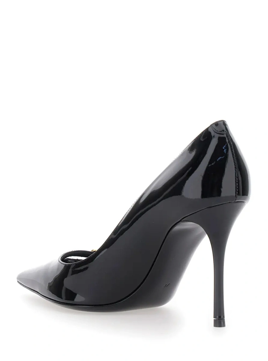 Pantofi cu toc Dolce &amp; Gabbana negri din piele - Img 3