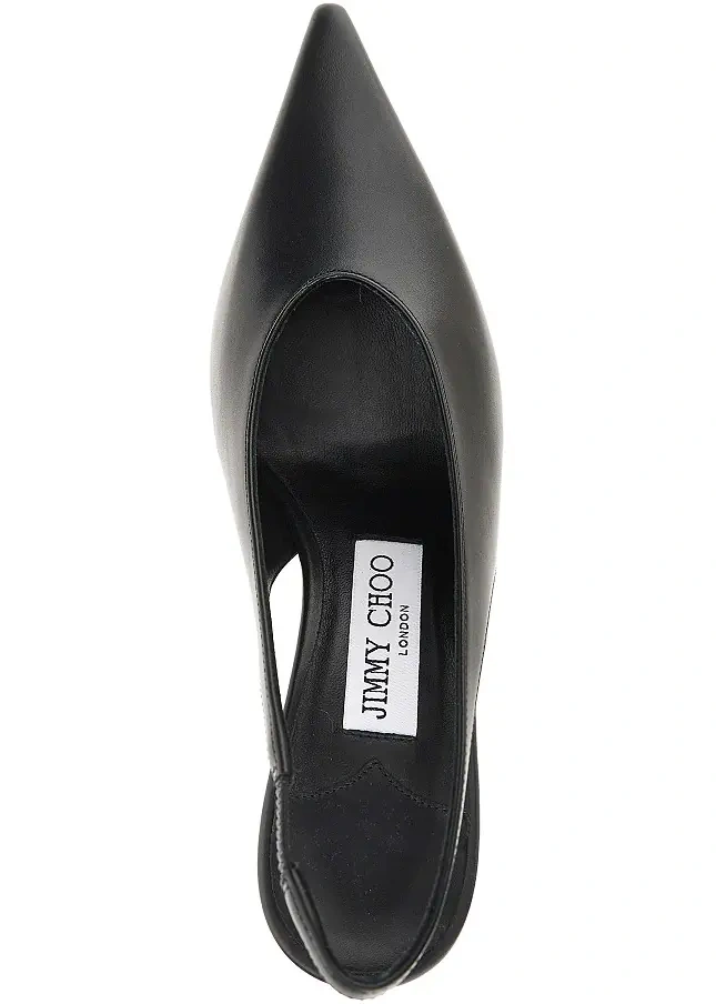 Pantofi cu toc Jimmy Choo negri din piele 'Isa' - Img 4