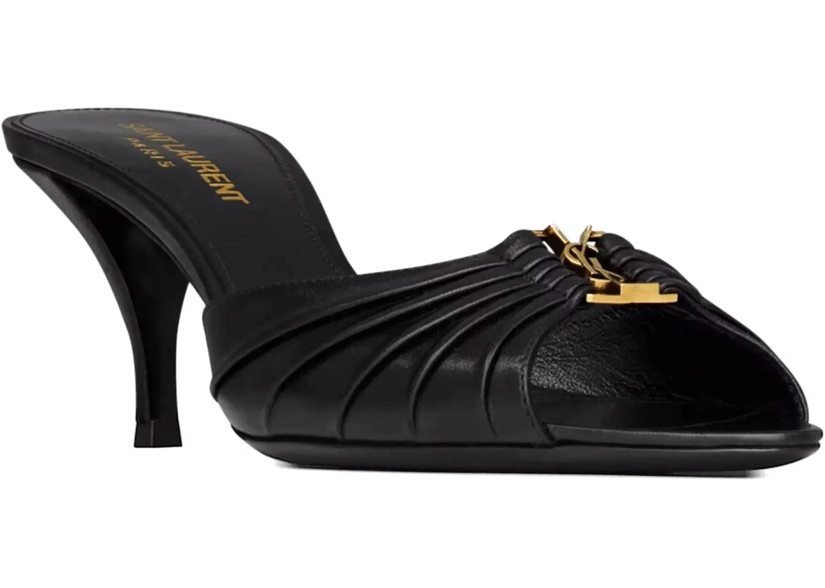 Pantofi cu toc Saint Laurent negri - Img 5
