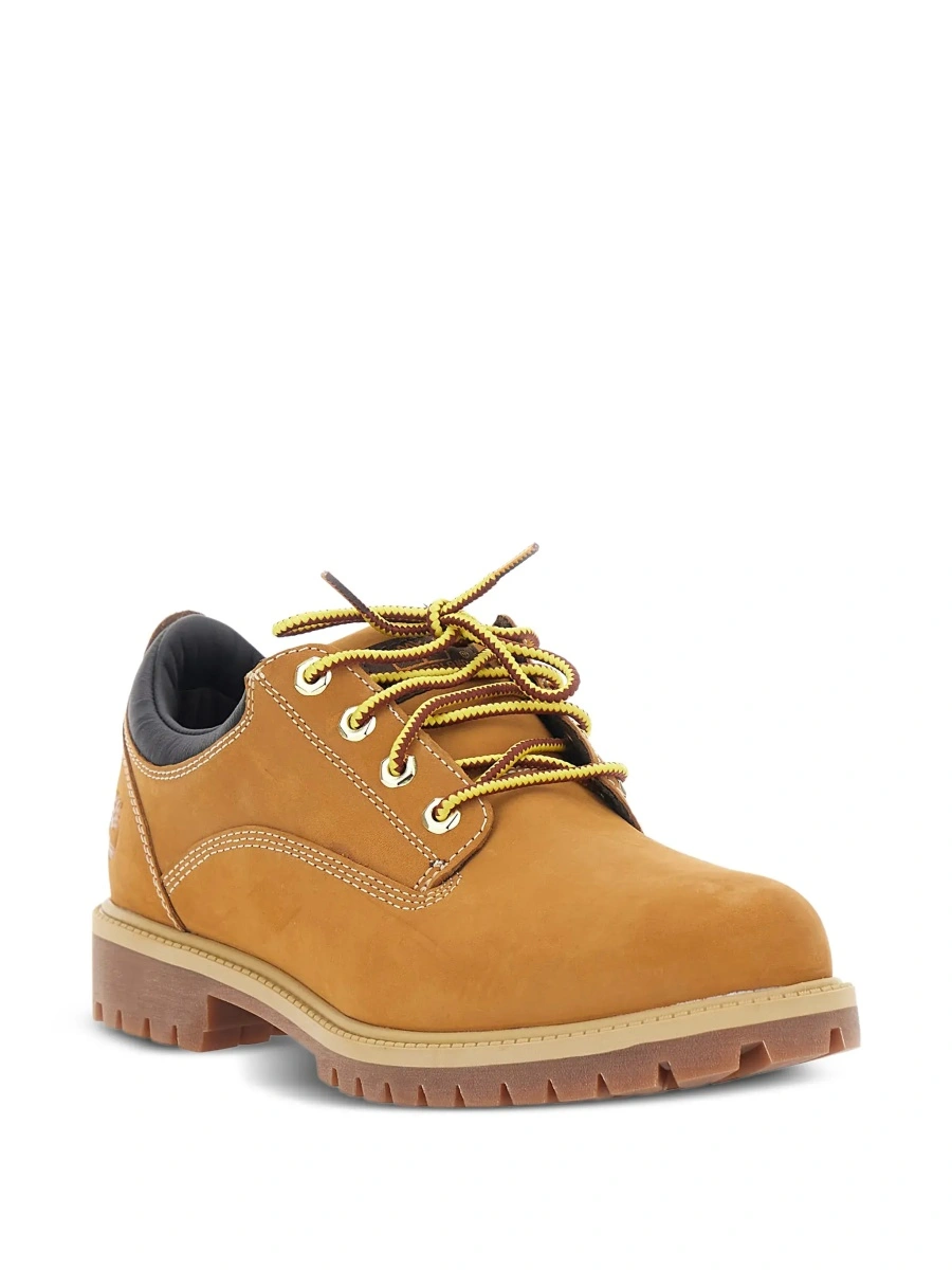 Pantofi eleganti Timberland bej din piele - Img 5