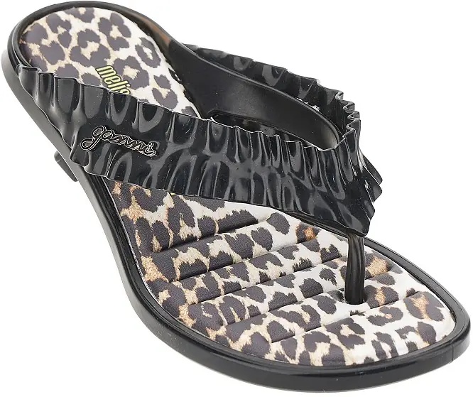 Pantofi GANNI x Melissa rubber thong heel - Img 2